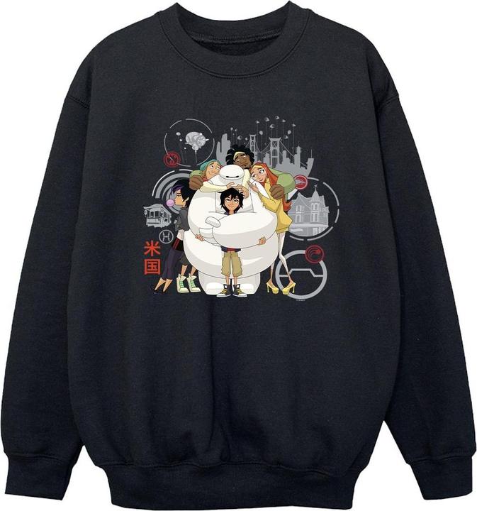 Image du produit Disney - Sweat BIG HERO BAYMAX GROUP HUG - Fille (140, 146)