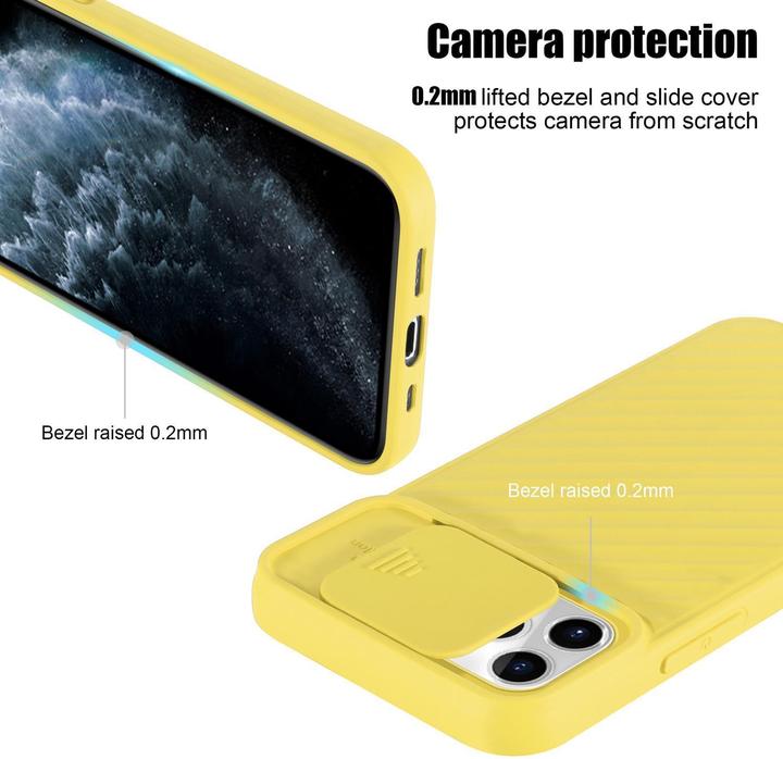 Immagine prodotto Cadorabo Cover in TPU con protezione della fotocamera (Apple iPhone 11 Pro Max)