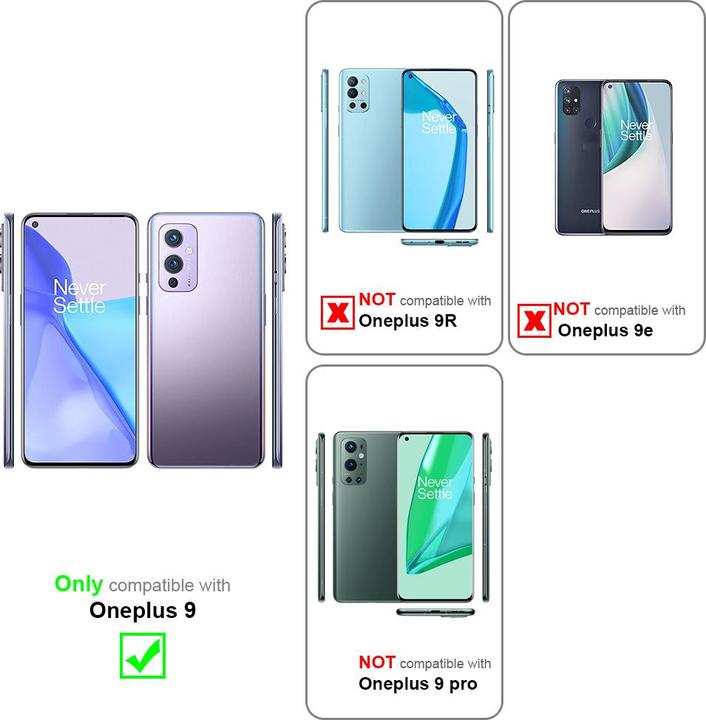 Actual product image Cadorabo Case for OnePlus 9 with belt clip (OnePlus 9)
