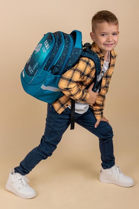 Immagine prodotto Belmil Leisure Plus Schulrucksack mit Brustgurt "Next Leve (19 l)