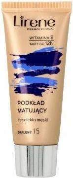 Actual product image Lirene Nature Matte Mattifying Fluid For Face 15 Tanned 30Ml