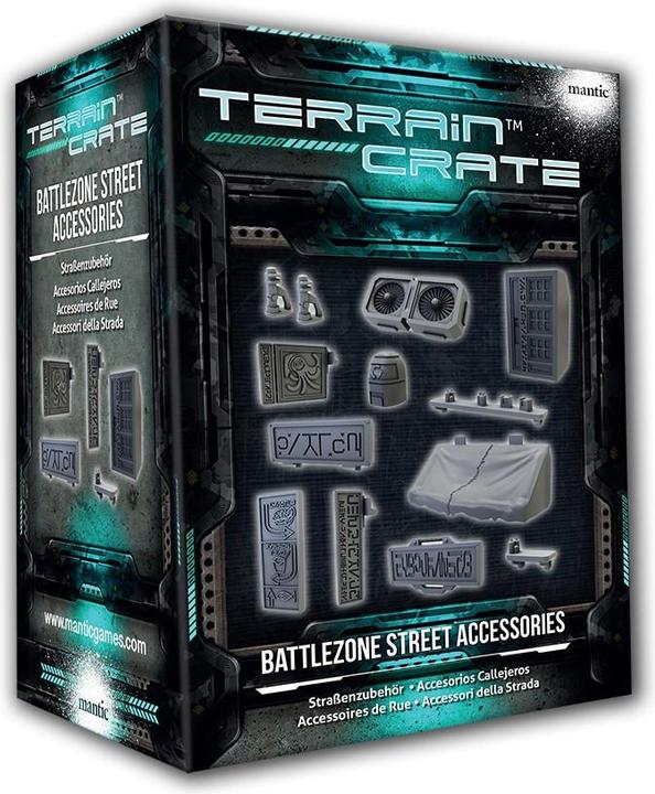 Actual product image Mantic Terrain Crate: Battlezone Street Accessories
