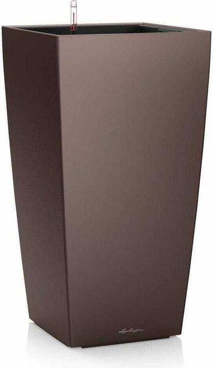 Immagine prodotto Lechuza Vaso per piante Cubico Premium 22 marrone, volume: 6 litri (22 cm)