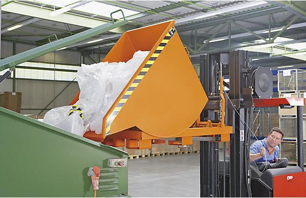 Produktbild eurokraft pro Kippbehälter, schmale Ausführung (1000 l)