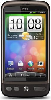 HTC Desire - Brown/Black - Multilingual (576 GB, Black, 3.70", Single SIM, 5 Mpx, 3G)