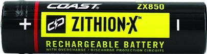 Image du produit Coast ZX850 Zithion-X Batterie rechargeable pour XP9R et XPH30R