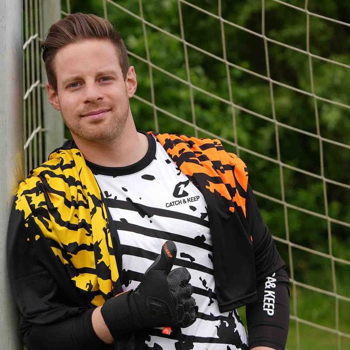 Immagine prodotto Catch & Keep Maglia Protezione Portieri Taglia S Giallo-Nero Maglia portiere calcio Top (S)