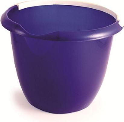 Actual product image Rs Pro Plastic Bucket with Handle Blue 10L