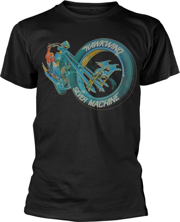 Produktbild Hawkwind Silber Machine Band Logo T Shirt XXXL (3XL)
