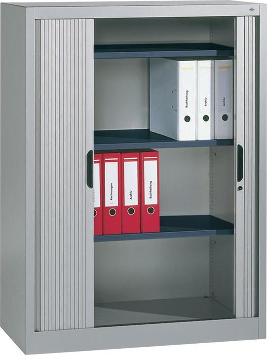 Actual product image C+P Roller shutter cabinet with horizontal blind (100 x 42 x 134.5 cm)