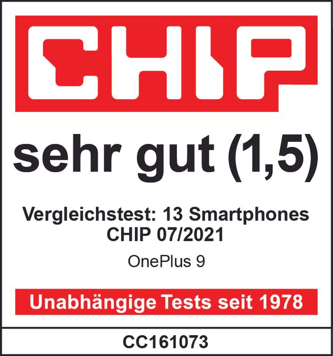 Produktbild OnePlus 9 (8GB) (128 GB, Arctic Sky, 6.55", Dual SIM, 48 Mpx, 5G)