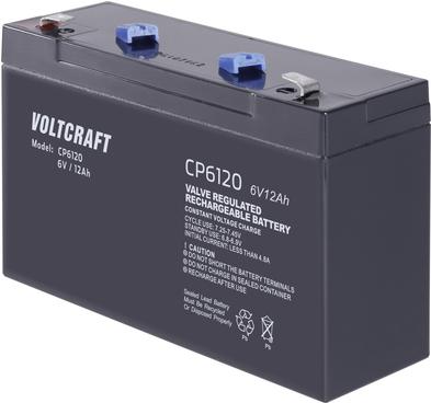 Voltcraft CE6V/12Ah VC-12713950 Batteria al piombo 6 V 12 Ah (AGM) (L x A x P) (6 V, 12000 mAh)