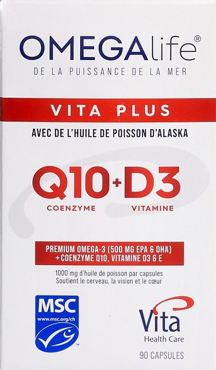 Etichetta energetica Omega-Life OMEGA Life Vita Plus Kaps Ds 90 (90 Pezzo/i, Pillole, 202 g)