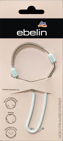 Actual product image dm ebelin Gesichtshaarentferner