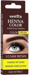 Immagine prodotto Venita VENITA Henna Colour Cream henna do brwi i rzęs w kremie 3.0 Dark Brown 30g (3,0 Marrone scuro)