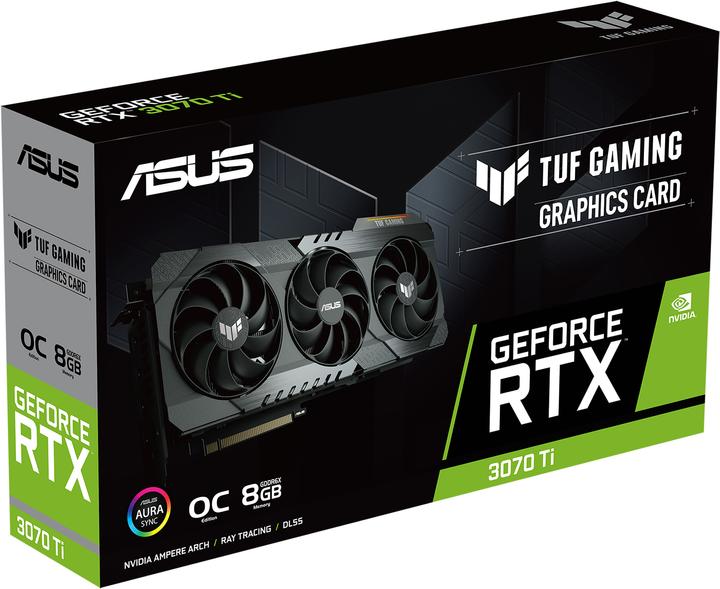 Actual product image ASUS GeForce TUF Gaming RTX 3070 Ti OC Edition (8 GB)