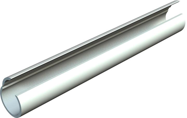 Actual product image OBO Bettermann Quick-Pipe type 2953, M20, length 2 m, light grey (200 cm)