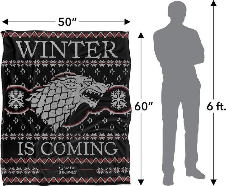 Produktbild Game of Thrones Decke Winter Is Coming Fair Isle (152 x 127 cm)