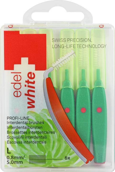 Image du produit Edel + White Brosses interdentaires L 0.8mm 6 pces (6 x, 0.80 mm)