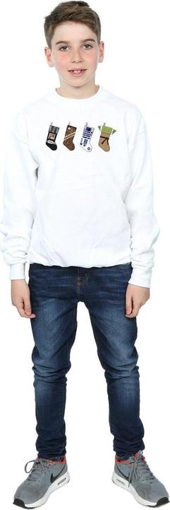 Actual product image Star Wars Boys Christmas Stockings Sweatshirt (116)