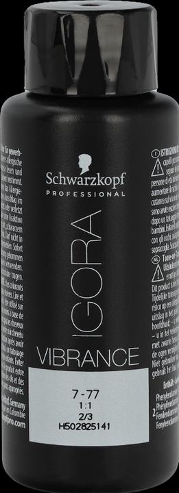 Actual product image Schwarzkopf Professional IGORA Vibrance Hair Tint NEW (7-77, Alcohol Free)