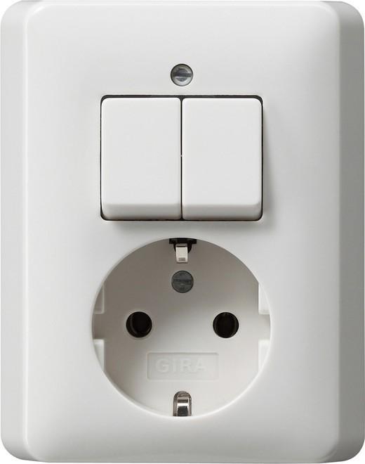 Actual product image Gira Combi Series/SCHUKO Full Pl. Standard 55 017503