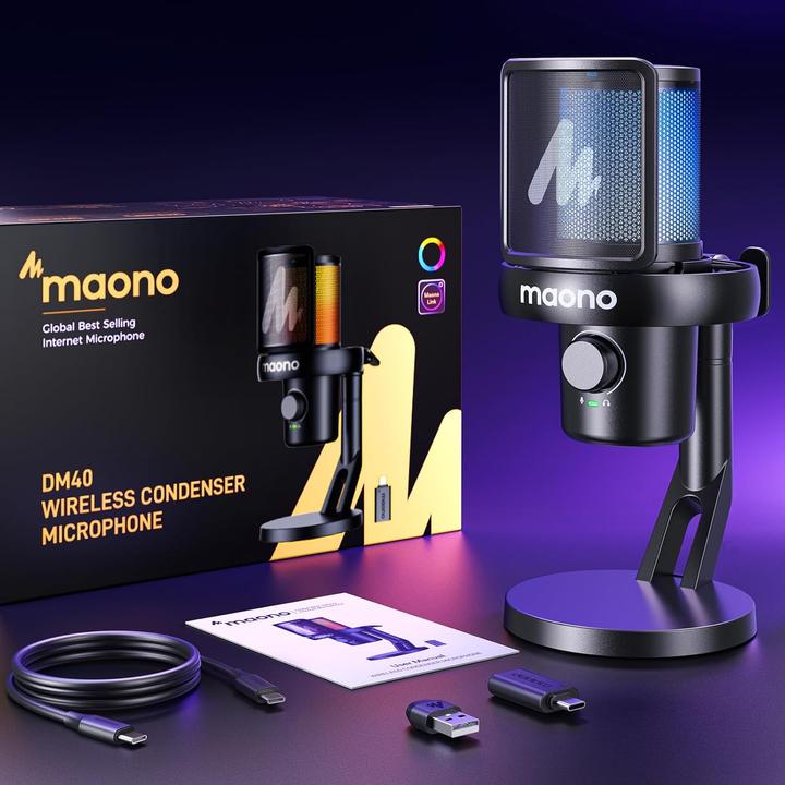 Actual product image Maono DM40 Pro Microphone (black)