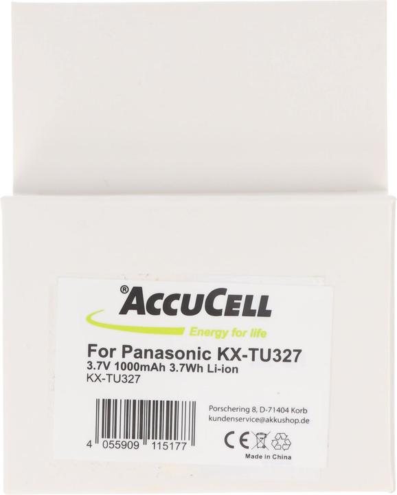 Actual product image Panasonic BatteryKX-TU327 BJ-LT100010