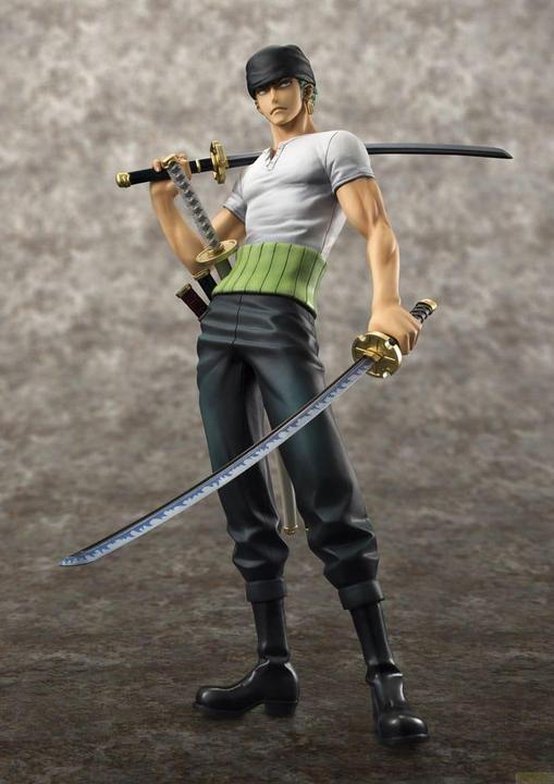 Actual product image Megahouse One Piece Excellent Model P.O.P PVC Statue NEO-DX Roronoa Zoro 10th Limited Ver. 23 cm