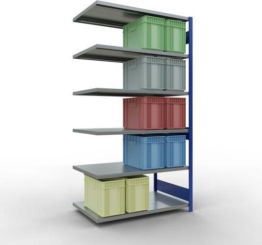 Produktbild Schulte Lagertechnik Stecksystem Anbauregal MULTIplus250 mit Längenriegel