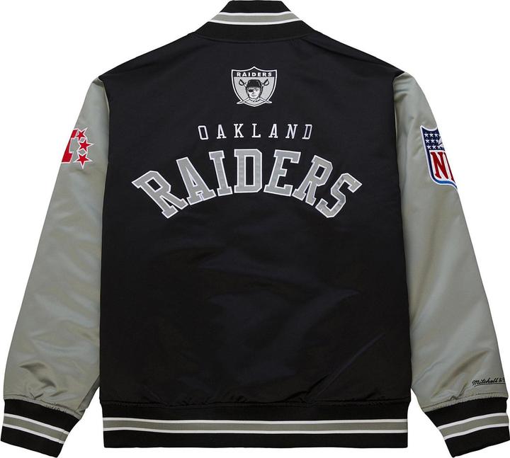 Produktbild Mitchell & Ness M&N Heavyweight Satin Jacke NFL Oakland Raiders - S (S)