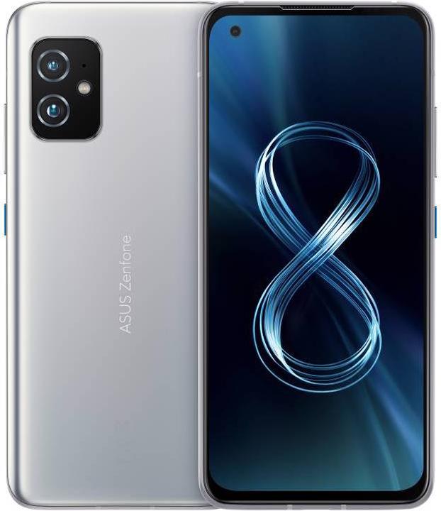 ASUS Zenfone 8 (8GB) (256 GB, Horizon Silver, 5.92", Dual SIM, 64 Mpx, 5G)
