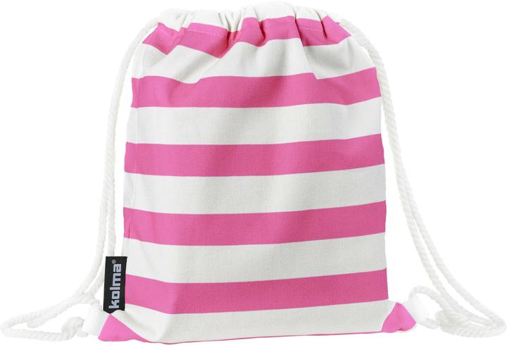 Actual product image Kolma air mattress Stripy Flamingo/White