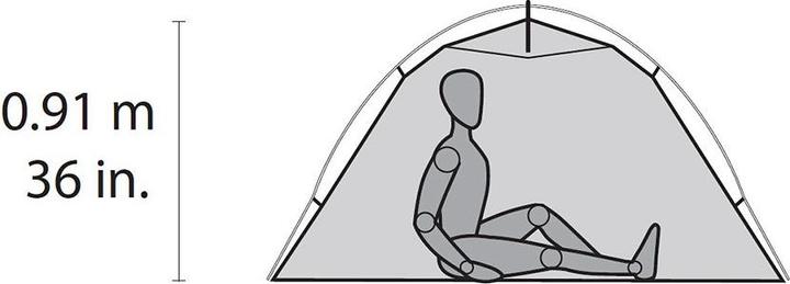 Actual product image Msr Hubba NX (Dome tent, 1.12 kg, 1 person)
