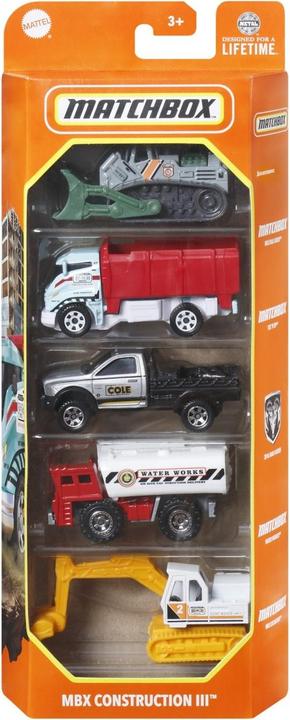 Immagine prodotto Matchbox Set regalo auto giocattolo 5 pezzi Costruzione III