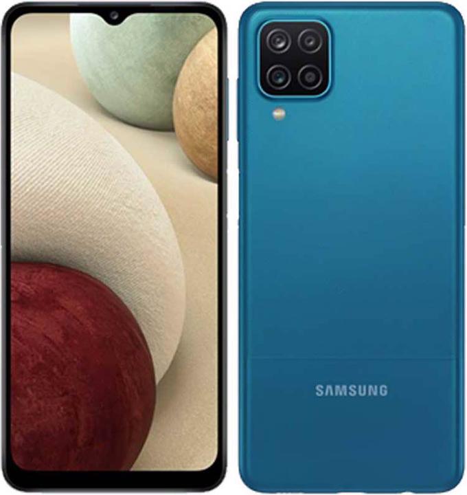 Produktbild Samsung Galaxy A12 EU (64 GB, Blue, 6.50", Dual SIM, 48 Mpx, 4G)
