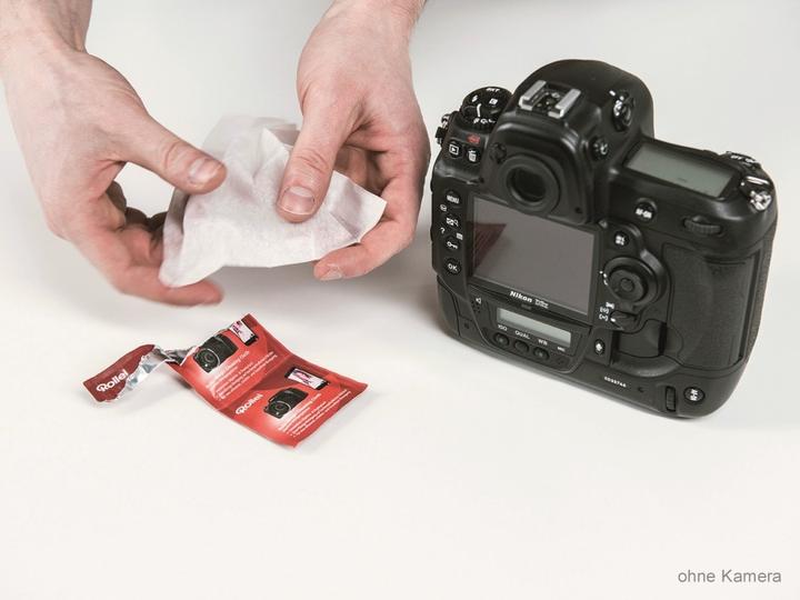 Actual product image Rollei Cleaning cloths 100 pieces