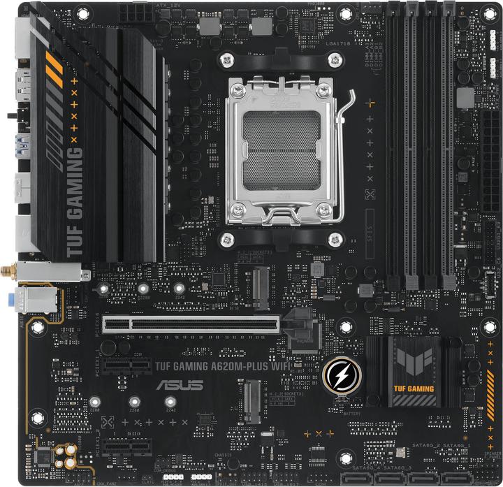 ASUS TUF GAMING A620M-PLUS WIFI (AM5, AMD A620, mATX)