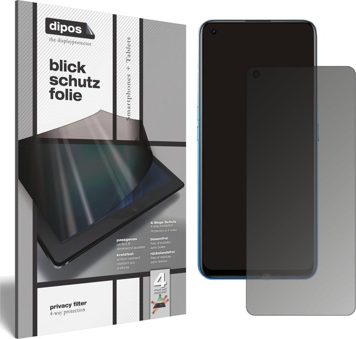 Actual product image Dipos Screen Protector 4-Way Privacy (1 Piece, Realme X7 5G)