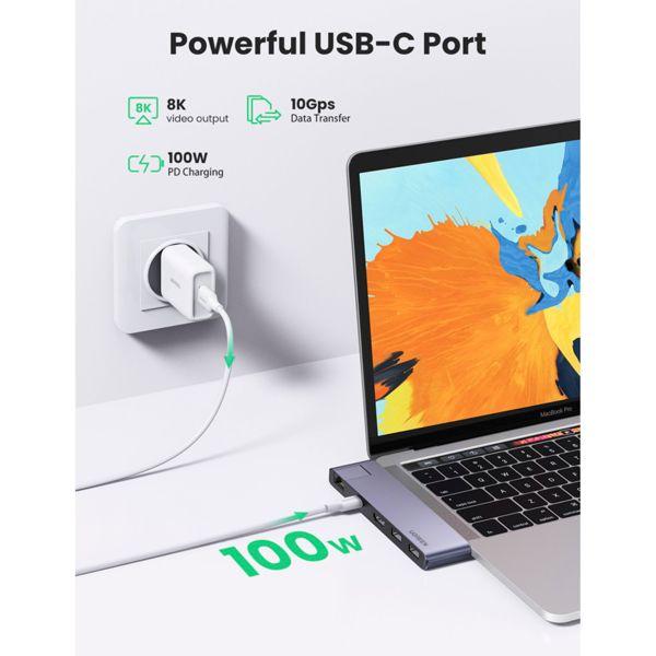 Produktbild Ugreen Dual USB-C Hub (USB-C, 5 Ports)