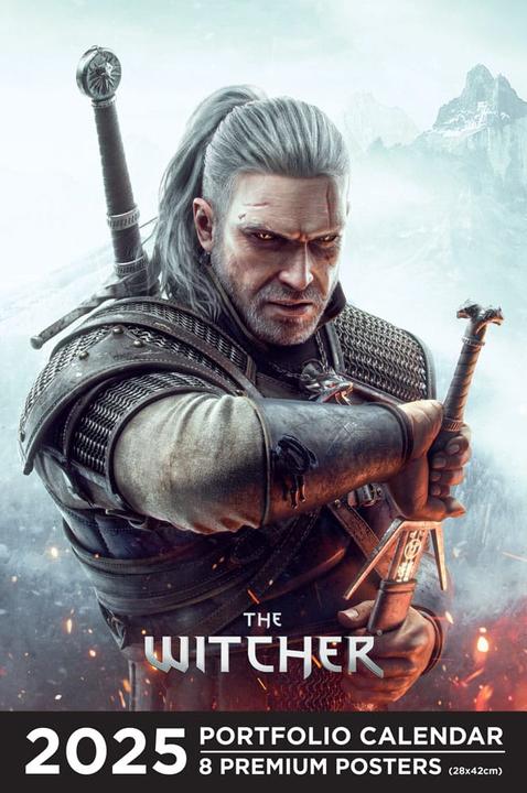 Ynnis The witcher : portfolio calendar 2025 : 8 premium posters (French)