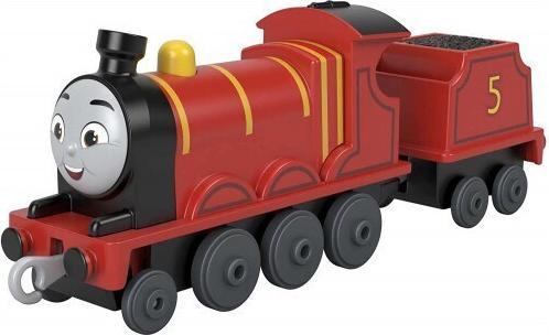Actual product image Mattel Fisher-Price Thomas & Friends die-cast push-along James toy train engine for preschool kids ages 3+