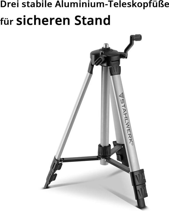 Produktbild Stahlwerk Universal-Stativ für Kreuzlinienlaser KL-5 ST auf 280 mm ausfahrbar