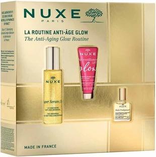 Actual product image Nuxe Anti-Aging Glow Routine Set - Includes Super Serum 10 Vegan Anti-Aging Day & Night Serum For Fa