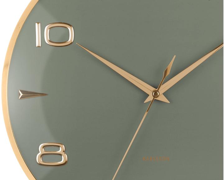 Produktbild Karlsson Wanduhr Sienna Glow Jungle green (40.60 cm)