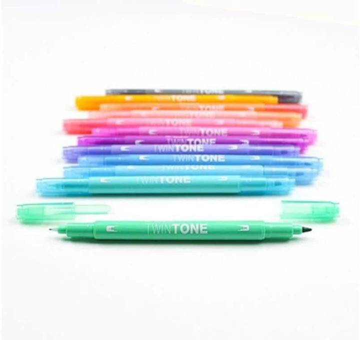 Actual product image Tombow TwinTone (Multicoloured, 12 x)
