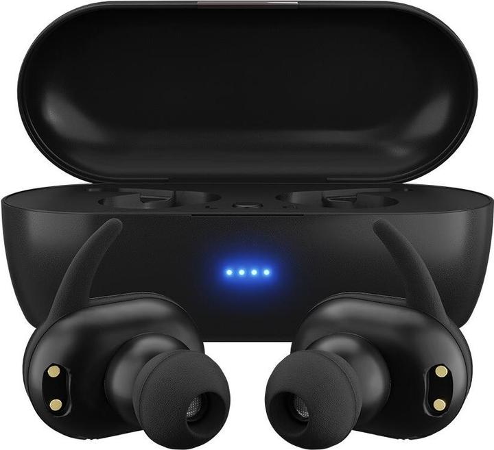 Immagine prodotto Maxell MINI DUO Cuffie In-Ear senza fili con custodia di ricarica Nero (20 h, Senza fili)