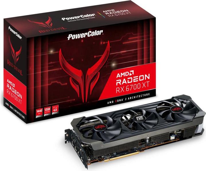 Actual product image Powercolor Radeon RX 6700 XT Red Devil (12 GB)