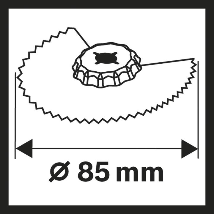 Actual product image Bosch Professional Zubehör Bimetal segment saw blade 85 m