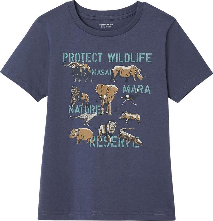 Vertbaudet Jungen T-Shirt mit Recycling-Baumwolle (92)